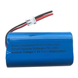 Bateria 18650 7.4v 2600mah Con Xh2.54-2pin Plug