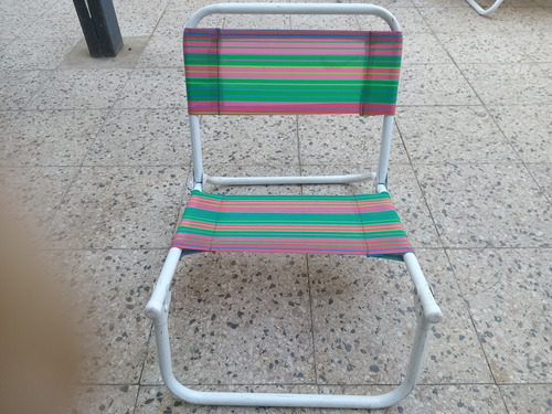 Silla Baja Plegable Playa/camping Alto47 Ancho36 Largo56(cm)