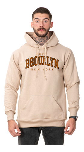 Moletom Masculino Blusa De Frio Canguru Brooklyn New York