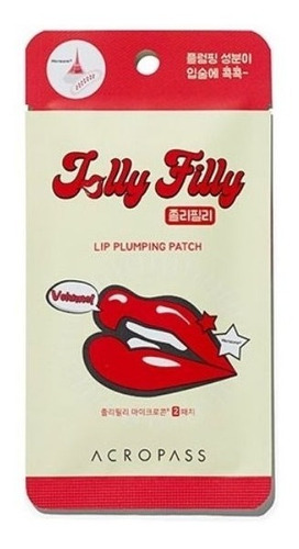 Acropass Jolly Filly Lip Plumping Patch Parche Para Labios 