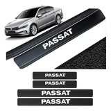 Sticker Protección De Estribos Passat 6 Fibra De Carbono