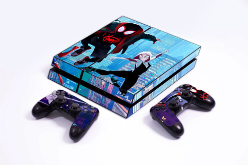 Skin Para Ps4 Fat Spider Man Miles Morales Gwen