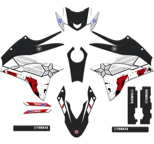 Kit Adesivo Gráfico Yamaha Lander 250 2021 - 2023 Edition