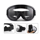 Googles Motocross Tácticos Armazón Negro (mica Transparente)