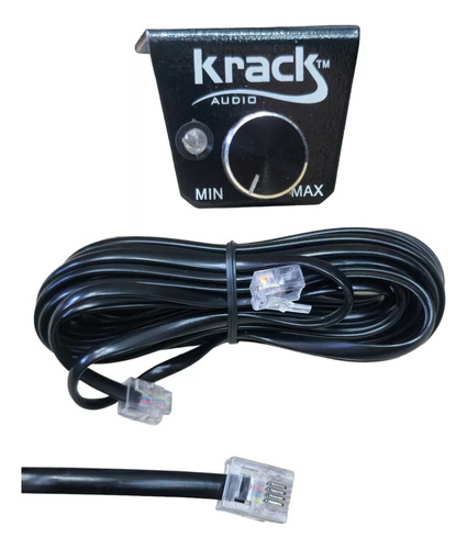 Control Remoto Con Cable De 4 Hilos Para Epicentro Restaurador De Bajos De Una Perilla Para Marca Krack Y Otras Marcas