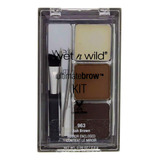 Paleta De Cejas Marron Ceniza Wet N Wild Ultimate Brow Kit