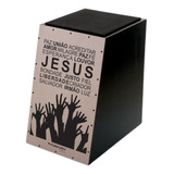 Cajon Spanking Gospel Jesus Acústico Para Voz E Violão