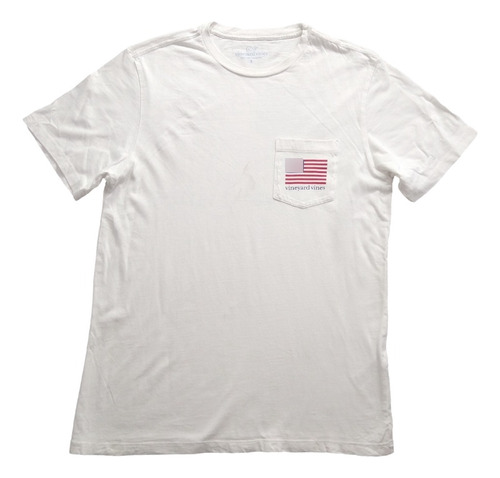 Playera Vineyard Vines Blanca Manga Corta