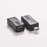 Adaptadores  V3 Miniusb Hembra  A  V8microusb Macho 10 Pz