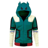 Orejas De Deku De Izuku Midoriya, Chaqueta Capucha, Sud...