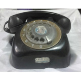 Antiguo Telefono De Baquelita Negro Standard Electric