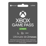 Tarjeta Digital 2 Meses-xbox Game Pass Ultimate De Microsoft