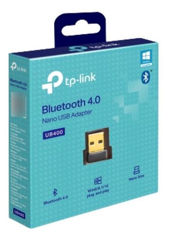 Adaptador Bluetooth Usb Nano Tp-link Ub400 Para Notebook Pc