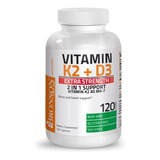 Bronson | Vitamin K2 + D3 I Extra Strength I 120 Capsules 