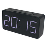 Despertador Digital Led Porta Usb/relojes Operados Por Bate