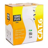 Cabo Lan Utp Furukawa Cat6  Sohoplus Azul Cmx Caixa 305 Mt