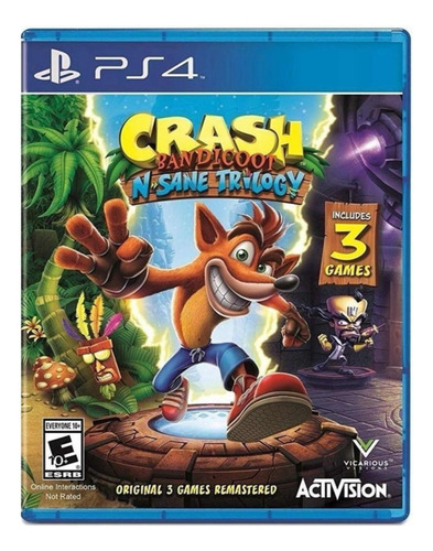 Crash Bandicoot Trilogy Ps4 Fisico Usado