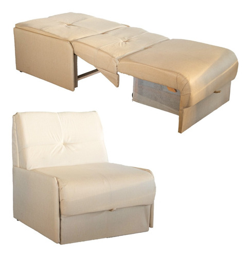 Sillón Un Cuerpo Chenile Anti Desgarro 1 Plaza Sofa Cama