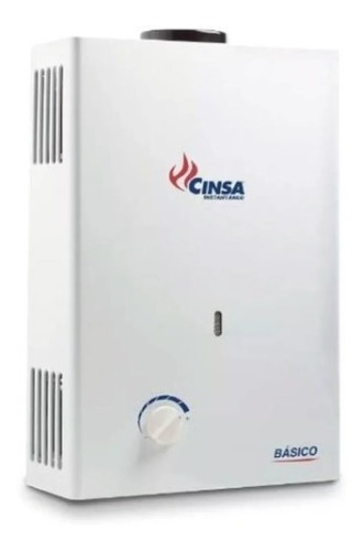 Calentador De Agua Instantáneo Cinsa Cin-06 Basico  Gas Lp