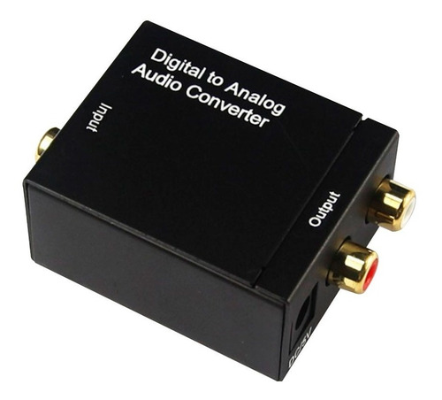 Conversor Audio Digital Optico Toslink A Jack Rca Analogico