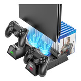 Suporte De Cooler Oivo Ps4 Vertical Ps4 Pro Controller