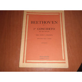 Beethoven 1er Concierto En Do Mayor - Ricordi Americana