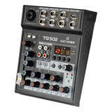 Mezcladora Gc Tg502 Audio Profesional 5 Canales Estereo Usb