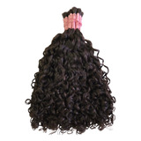 Cabelo Humano Cacheado A Vapor Caipira  70 Cm 100gr