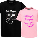 Pack Polera El Mejor Papá Y La Mejor Hija Mickey Grafimax