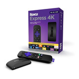 Roku Express 4k Streaming Tv Uhd Hdr Control3940 1gram Negro