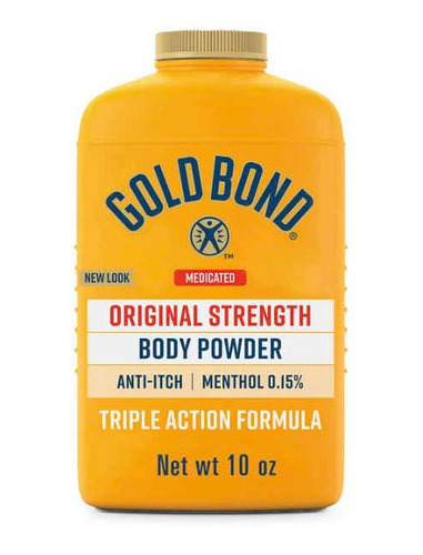 Talco Gold Bond Body Powder Controla Humedad Piel Sudor Olor