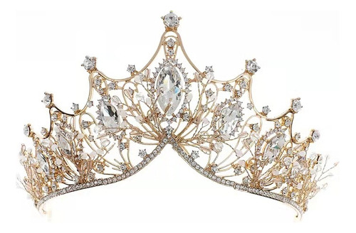 Reina Corona Princesa Boda Tiara Tiara Nupcial Y Cumpleaños