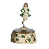 7 Irlandes Bailarina  Figura Decorativa Musical