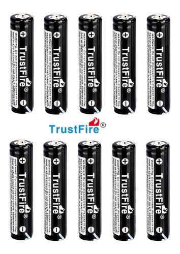 10 Bateria Pila Trustfire Modelo 10440 