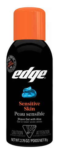 Edge Sensitive Skin Men's Shave Gel Travel Size 78 Gr