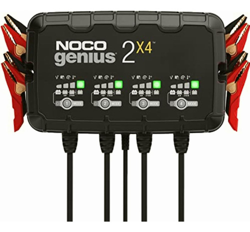 Noco Genius2x4, Cargador Inteligente De 8a Y 4 Banco (2a Por