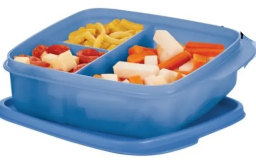 Eco Lunch Cuadrado Tupperware Recipiente De Divisiones | Meses sin interés