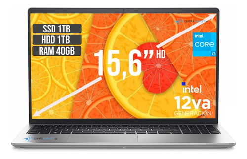 Dell Inspiron Intel Core I3 1215u Ssd 1tb + Hdd1tb Ram 40gb