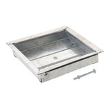 Tapa Camara Galvanizada 25x25 C/ Filete Acero + Tornillo