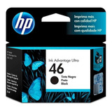 Pack 2 Tintas Hp 46 Negro Originales Selladas 