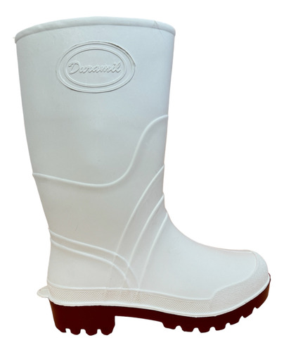 Bota De Lluvia Unisex 22-29 Duramil Trueno Star Plus Blanca