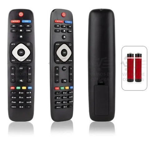 Control Remoto Compatible Con Philips Netflix Vudu Pantalla