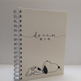 Cuaderno Snoopy + Separador + Anillo Metálico. 100 Hojas