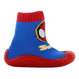 Spider Man Pantufla Aqua Shoes Calcetin Azul Niño Bebe 84100