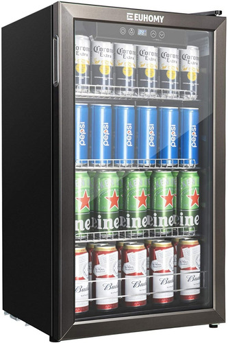 Refrigerador De Bebidas Cerveza Mini Bar Euhomy 130 Latas