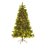 Árvore De Natal Iluminada 180cm 850 Galhos 550 Leds Bivolt