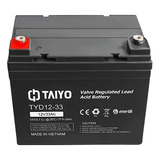 Batería Ciclo Profundo Agm 12v 33ah Taiyo Enertik