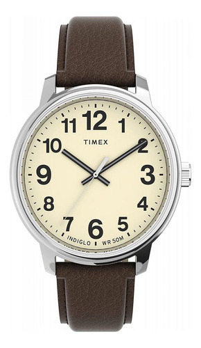 Reloj Para Hombre Timex Easy Reader Bold Tw2v21300 Café