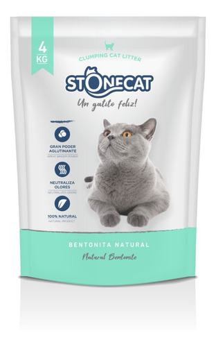 Stone Cat X 20kg (5 U.x 4 Kg)piedras Sanitarias Aglomerantes