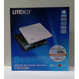 Quemador De Dvd Externo Lite-on 8x Slim Usb 2.0 Negro Nuevo